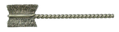 Weiler® Burrite Power Tube Brush, 1 in, .005 SS, 5/8 in B.L. (BR-1), 21058