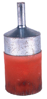 Weiler® Polyflex Crimped Wire Hollow End Brushes, Stainless, 16,000 rpm, 3/4" x 0.0104", 35505