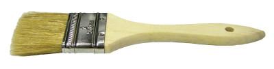 Weiler® Chip & Oil Brushes,1 1/2 in wide,, 1 1/2 in trim, White China, Wood handle, 40180