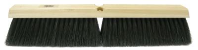 Weiler® Coarse Sweeping Brushes, 18 in Hardwood Block, 3 in Trim, Tampico Fill, 42134