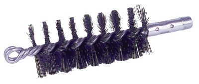 Weiler® Flue Brush, 4 in, Single Spiral, .012 in Steel Fill, 44139