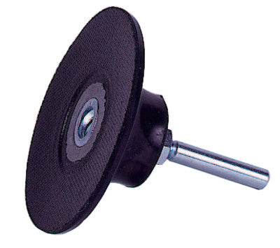 Weiler® 3" Back-up Pad for Plastic Button Style Blending, AL-tr, 51552