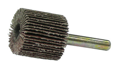 Weiler® Tiger® Mounted Flap Wheels, 1 in, 80 Grit, 30,000 rpm, 52603