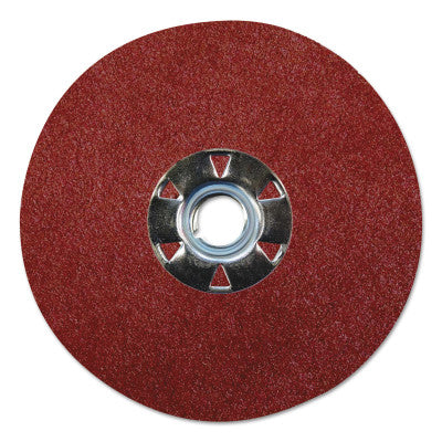 Weiler® Wolverine Resin Fiber Discs, 4 1/2 in Dia, 5/8 Arbor, 60 Grit, Aluminum Oxide, 59976