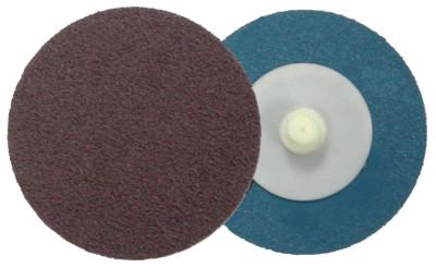 Weiler® Plastic Button Style Blending Discs, Aluminum Oxide, 2 in Dia., 60 Grit, 60121