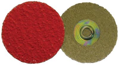 Weiler® Metal Hub Style Blending Discs, Aluminum Oxide, 2 in Dia., 36 Grit, 60040