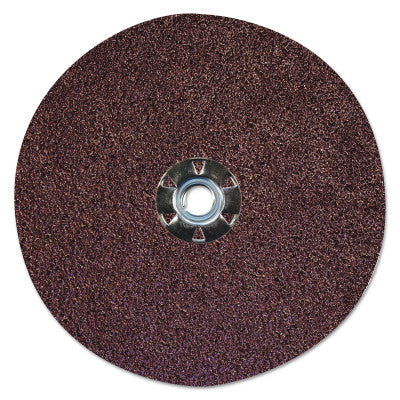 Weiler® Wolverine Resin Fiber Discs, 7 in Dia, 5/8 Arbor, 24 Grit, Aluminum Oxide, 61521