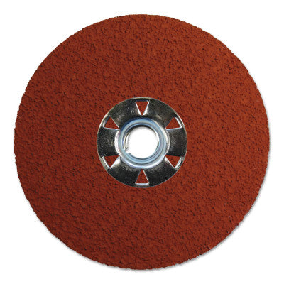 Weiler® Tiger Ceramic Resin Fiber Discs, Ceramic Aluminum Oxide, 5 in Dia, 36 Grit, 69858