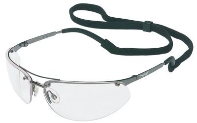 North by Honeywell Fuse Eyewear, Clear Lens, Polycarbonate, Hard Coat, Gunmetal Frame, Metal, 11150800