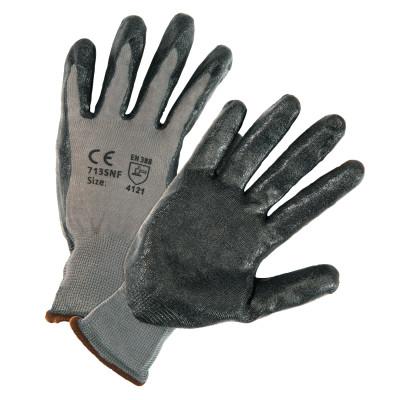 Protective Industrial Products, Inc. PosiGrip® Foam Nitrile Palm-Coated Polyester Gloves, 2X-Large, Gray Shell, 713SNF/XXL