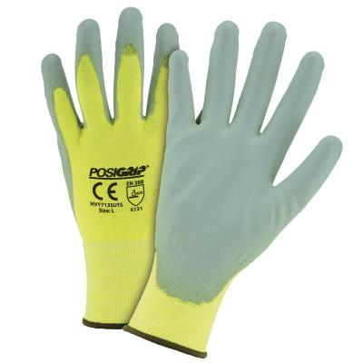 West Chester Touch Screen Hi Vis Gloves, Small, Gray/Yellow, HVY713SUTS/S