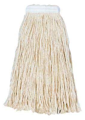 Boardwalk Cut-End Wet Mop Heads, Value Standard Head, #16, Cotton; Polyester Headband, 2016C