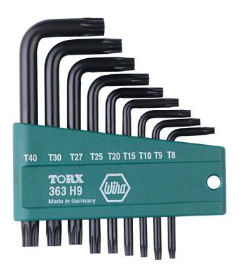 Wiha® Tools 7-PC. TORX L-KEY SET W/PLASTIC HOLDER T6-T, 36392