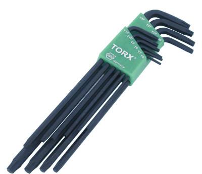 Wiha® Tools Long Arm Torx® L-Key Sets, 13 PC, T5 - T50, 36699