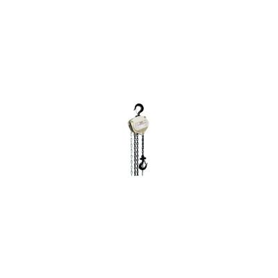 JPW Industries S-90 Series Hand Chain Hoist, 1 ton Cap., 10 ft Lifting Height, 1 Fall, 53 lbf, 101910