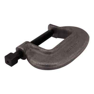 JPW Industries Brute-Force 0 Series C-Clamps, Square Head, 2 3/4 in Throat Depth, 14554