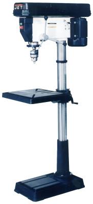JPW Industries Floor Drill Press, 1 in Steel Capacity, 3/4 in Chuck, 150 - 4,200 rpm, 354170