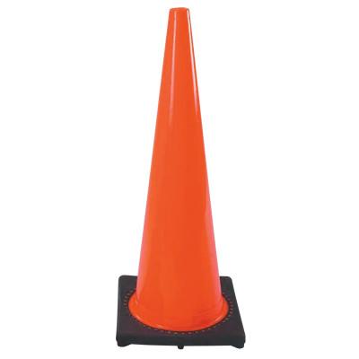 Cortina PVC Traffic Cones, 28 in, PVC, Orange/Black, 03-500-07