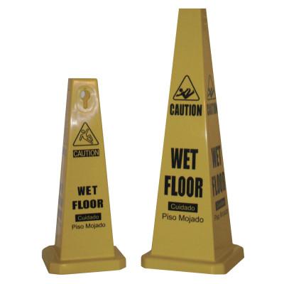 Cortina Lamba Safety Cone, Wet Floor, Yellow, 03-600-08