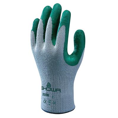SHOWA® Atlas Fit 350 Nitrile-Coated Gloves, X-Large, Gray/Green, 350XL-10