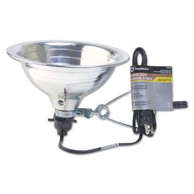 CCI?? Flood and Clamp Lamp, Vented Aluminum Reflector, 150 W, 6 ft Cord, Incandescent Bulb Not Included, 151