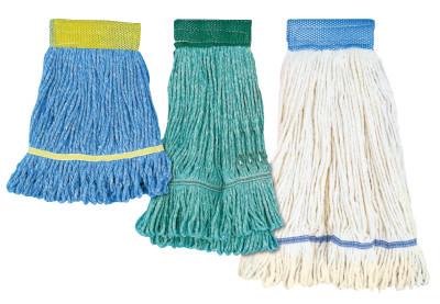 Boardwalk Super Loop Mop Head, Wet Mop, Small, Cotton Synthetic Blend, Used with /Clamp or Grip Handle (sold separately), 5 in Headband, 501WH