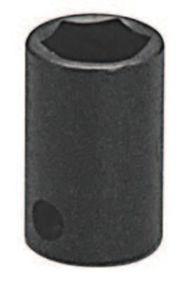 Wright Tool 3/8" Dr. Standard Impact Sockets, 3/8 in Drive, 3/8 in, 6 Points, 3812