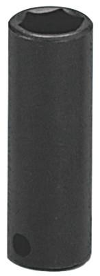 Wright Tool 3/8" Dr. Deep Impact Sockets, 3/8 in Drive, 11/16 in, 6 Points, 3922