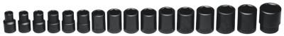 Wright Tool 16 Piece Standard Socket Sets, 1/2 in, 6 Point, 466