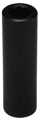 Wright Tool 1/2" Dr. Deep Impact Sockets, 1/2 in Drive, 24 mm, 6 Points, 49-24MM