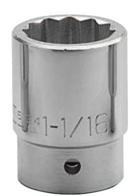 Wright Tool 3/4" Dr. Standard Sockets, 3/4 in Drive, 3/4 in, 12 Points, 6124