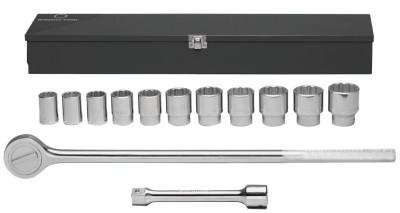Wright Tool 13 Piece Standard Socket Sets, 3/4 in, 12 Point, 614