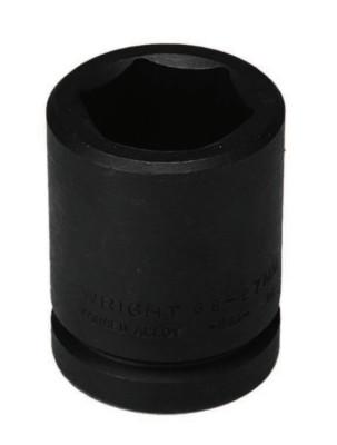Wright Tool 3/4" Dr. Standard Impact Sockets, 3/4 in Drive, 30 mm, 6 Points, 68-30MM