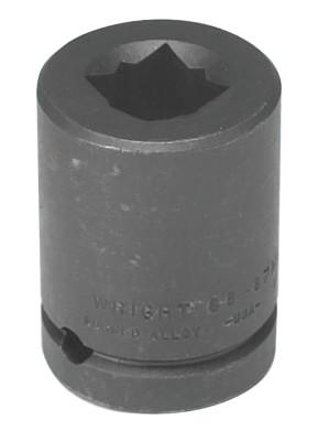 Wright Tool 3/4" Dr. Standard Impact Sockets, 3/4 in Drive, 21 mm, 4 Points, 68-91MM