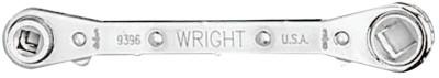 Wright Tool Air Conditioning/Refrigeration Reversible Ratcheting Box Wrenches, 1/4" - 5/16", 9396