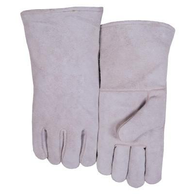 Best Welds Leather Welder's Gloves, Shoulder Split Cowhide, Small, Blue, 300GCS