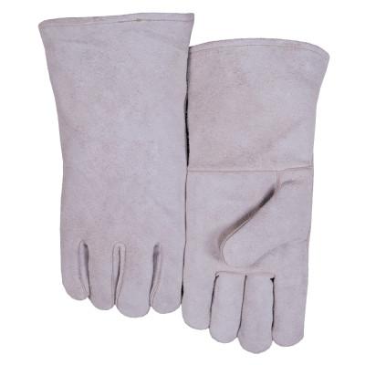 ORS Nasco Leather Welder's Gloves, Shoulder Split Cowhide, Small, Blue, 300GCS