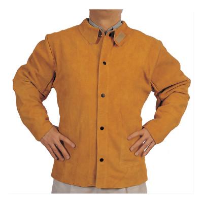 Best Welds Q-Line Leather Jacket, X-Large, Golden Brown, Q-1-XL