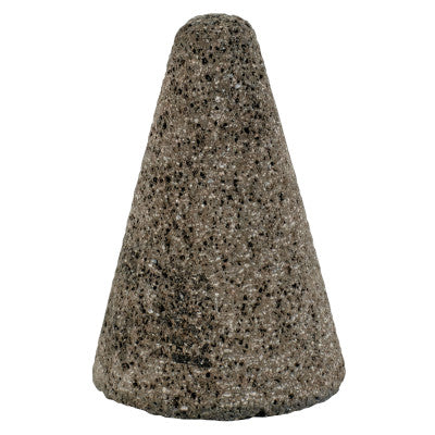 B-Line Cone, 3 in dia, 3 in Thick, 5/8 in-11 Arbor, 24 Grit, Alum Oxide, T16, C1630305