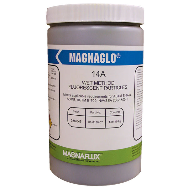 Magnaflux Magnaglo 14A Wet Method Fluorescent Magnetic Particles (Case of 6) - AMMC